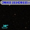 2MASS J11420115+0004581