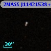2MASS J11421538+0004069