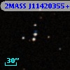 2MASS J11420355+0000500