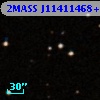 2MASS J11411468+0000400