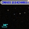 2MASS J11424481+0004528