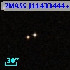 2MASS J11433444+0014470