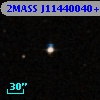 2MASS J11440040+0015521
