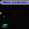 2MASS J11451382+0007083