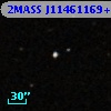 2MASS J11461169+0007542