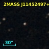 2MASS J11452497+0010599