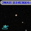 2MASS J11453664+0004298