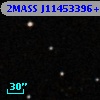 2MASS J11453396+0003457