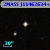 2MASS J11462634+0001154