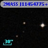 2MASS J11454775+0001074