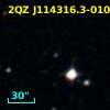 2QZ J114316.3-010838