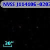 NVSS J114106-020301