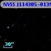 NVSS J114305-013814