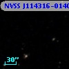 NVSS J114316-014015