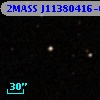 2MASS J11380416-0007540