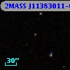 2MASS J11383011-0008090