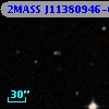 2MASS J11380946-0010138
