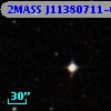 2MASS J11380711-0011195