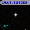 2MASS J11380538-0011414