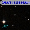 2MASS J11381691-0012198