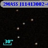 2MASS J11413002-0011419