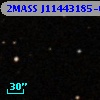 2MASS J11443185-0006367