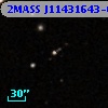 2MASS J11431643-0011382