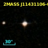 2MASS J11431106-0000203