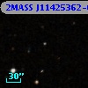 2MASS J11425362-0014005