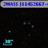 2MASS J11452667-0014233