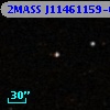 2MASS J11461159-0016220
