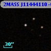 2MASS J11444110-0012577