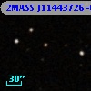 2MASS J11443726-0013047