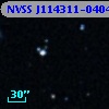 NVSS J114311-040405