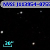 NVSS J113954-075545