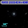 NVSS J115424+430511
