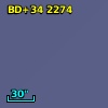 BD+34  2274