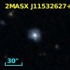 2MASX J11532627+3556540