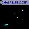 2MASS J11512225+3212395
