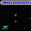 2MASX J11551517+2915491