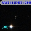 NVSS J115455+284524