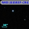 NVSS J115837+281321