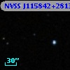 NVSS J115842+281357