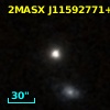 2MASX J11592771+2100385