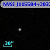NVSS J115504+203253