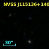 NVSS J115136+140644