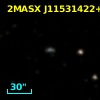 2MASX J11531422+1314276