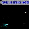 NVSS J115542+070523