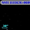 NVSS J115626+060859