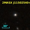 2MASX J11502540+0319295